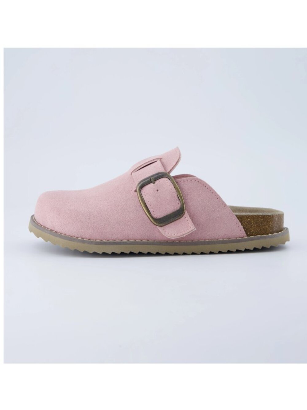 CUSHIONAIRE Suede Blain Slip On Memory Foam Footbed Mules Light Pink - Picture 5 of 10